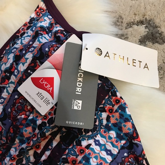 Athleta ⚜️ Marrakesh Quickdri Lycra Tankini Top - Picture 5 of 7